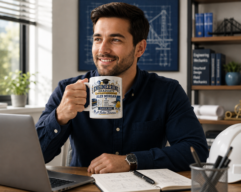 Personalized Engineering Graduate Mug