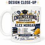 Personalized Engineering Graduate Mug